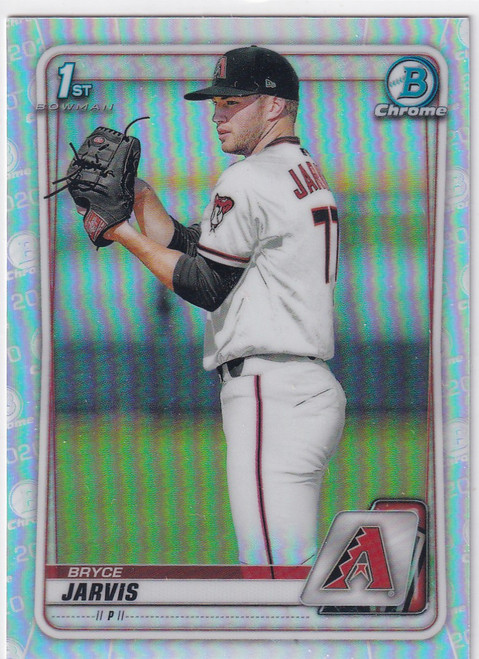 2020 BOWMAN CHROME #BD-127 BRYCE JARVIS LOGO REFRACTOR- ARIZONA DIAMONDBACKS