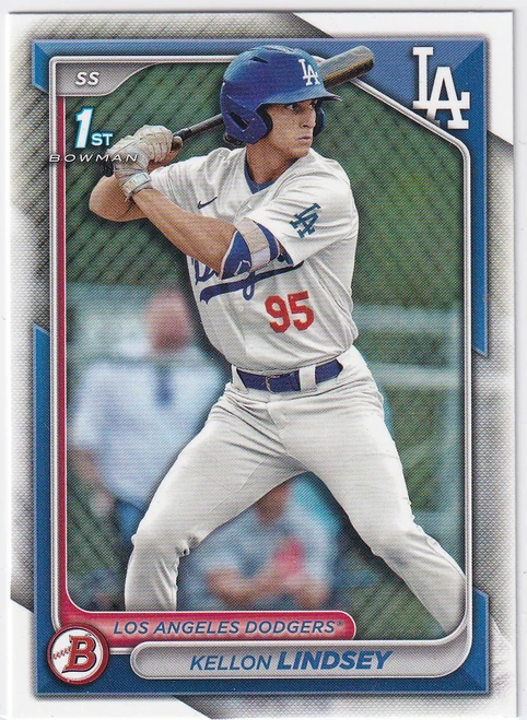 2024 BOWMAN #BD-24 KELLON LINDSEY- LOS ANGELES DODGERS