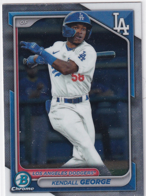 2024 BOWMAN CHROME #BCP-58 KENDALL GEORGE- LOS ANGELES DODGERS