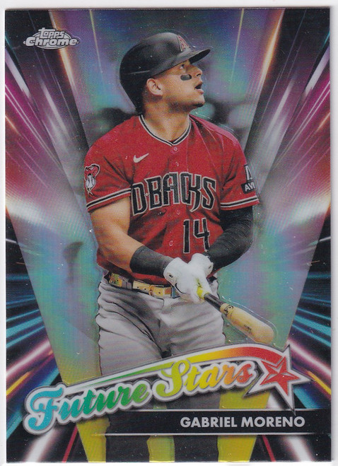 2024 TOPPS CHROME #FS-4 GABRIEL MORENO FUTURE REFRACTOR- ARIZONA DIAMONDBACKS