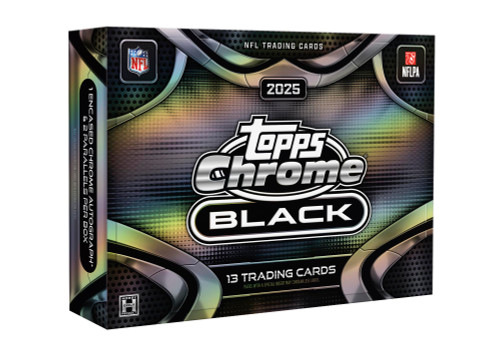 2025 Topps Chrome Black Football Box