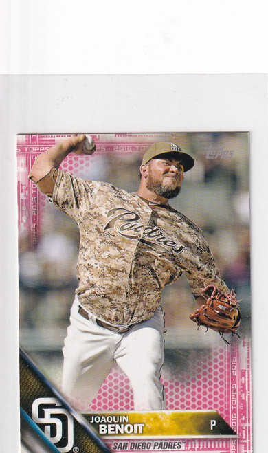 2016 TOPPS MINI RED #163 JOAGUIN BENOIT 3/5- SAN DIEGO PADRFES