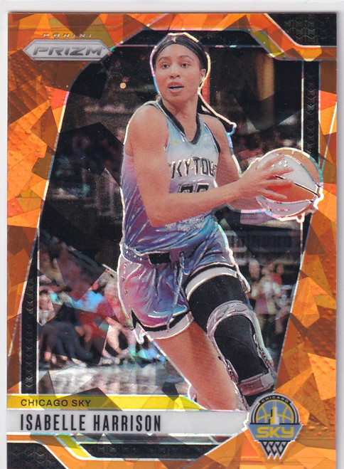 2024 PRIZM #6 ISABELLE HARRISON ORANGE CRACKED ICE- CHICAGO SKY