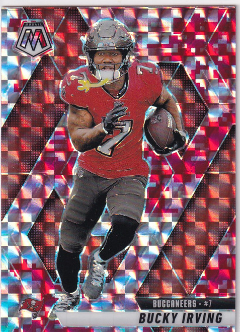 2025 MOSAIC #99 BUCKY IRVING RED REACTIVE- TAMPA BAY BUCCANEERS
