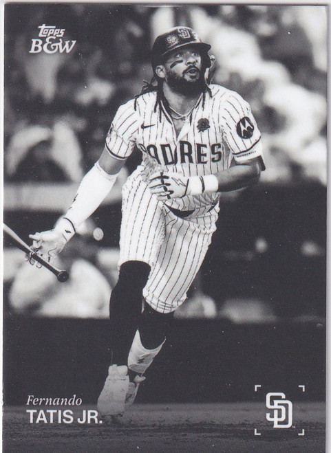 2025 TOPPS BLACK WHITE #O79 FERNANDO TATIS JR- SAN DIEGO PADRES