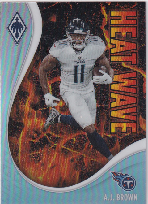2021 PHOENIX #11 AJ BROWN HEAT WAVE REFRACTOR- TENNESSEE TITANS