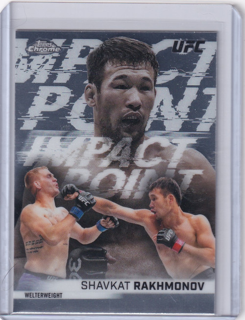 2026 Topps Chrome UFC Impact Points #IP-3 Shavkat Rakhmonov