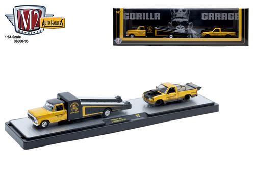 M2 Machines Auto Hauler 96 1969 Ford F350 1995 Ford Ranger XLT