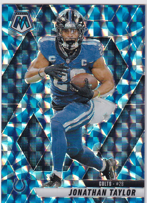 2025 MOSAIC #235 JONATHAN TAYLOR BLUE REACTIVE- INDIANAPOLIS COLTS