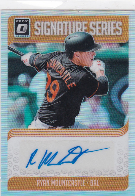 2018 Panini Donruss Signature Series AUTO #SS-RM Ryan Mountcastle Orioles