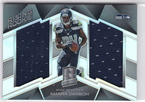 2017 Panini Spectra Rising Rookie Materials #28 Amara Darboh 75/199 Seattle Seahawks