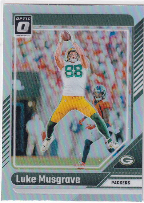 2024 DONRUSS OPTIC #73 LUKE MUSGRAVE SILVER- GREEN BAY PACKERS