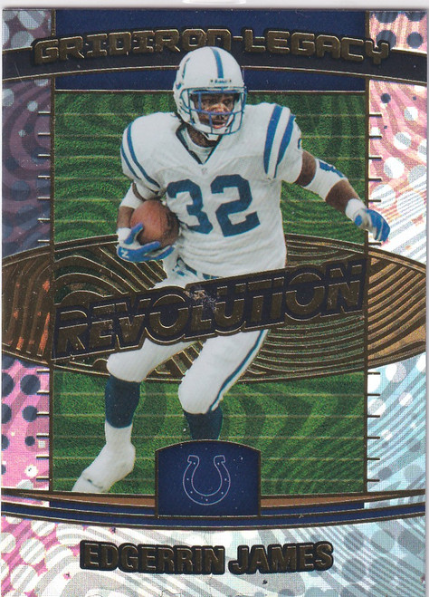 2025 REVOLUTION #13 EDGERRIN JAMES GRIDIRON LEGACY- INDIANAPOLIS COLTS