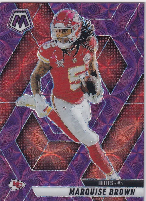 2025 MOSAIC #73 MARQUISE BROWN PURPLE SCOPE- KANSAS CITY CHIEFS