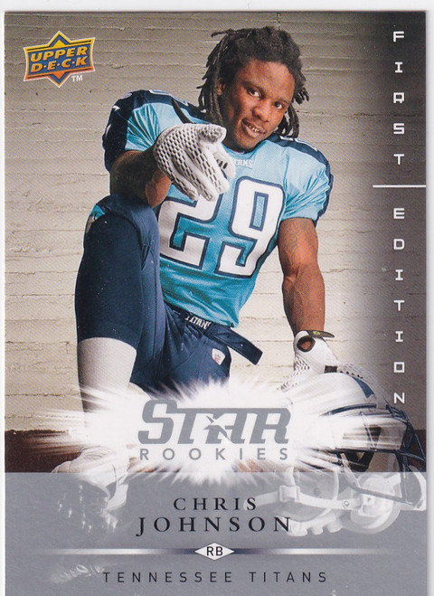 2008 FIRST EDITION #157 CHRIS JOHNSON- TENNESSEE TITIANS