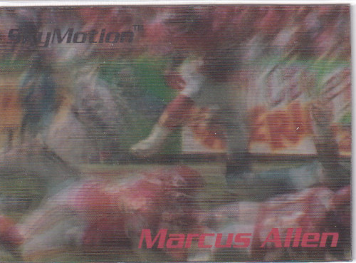 1996 FLEER #SM2 MARCUS ALLEN SKY MOTION- KANSAS CITY CHIEFS