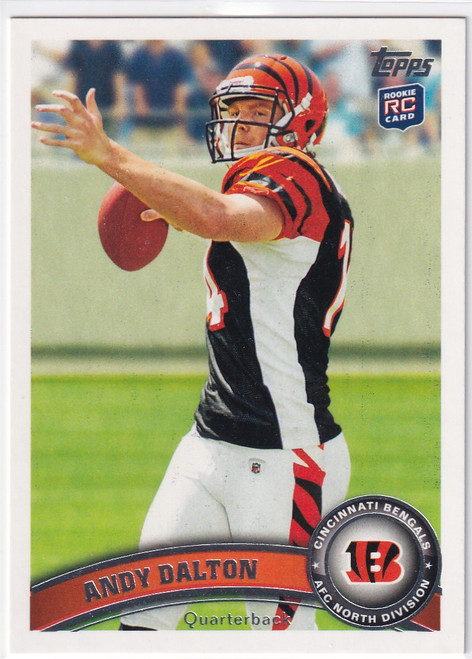 2011 TOPPS #70 ANDY DALTON- CINCINNATI BENGALS