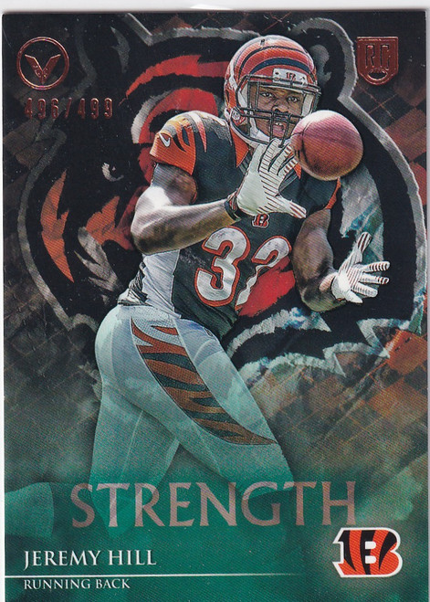 2014 TOPPS #113 JEREMY HILL STRENGTH 496/499- CINCINNATI BENGALS