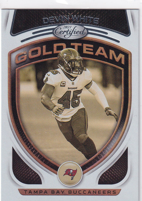 2021 CERTIFIED #GT-18 DEVIN WHITE GOLD TEAM- TAMPA BAY BUCCANEERS