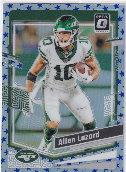 2023 DONRUSS OPTIC #150 ALLEN LAZARD STARS PRIZM- NEW YORK JETS