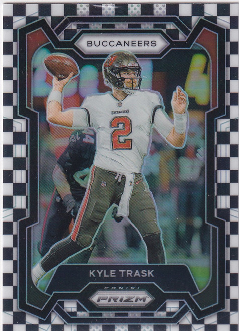 2023 PRIZM #278 KYLE TRASK CHECKER BOARD- TAMPA BAY BUCCANEERS