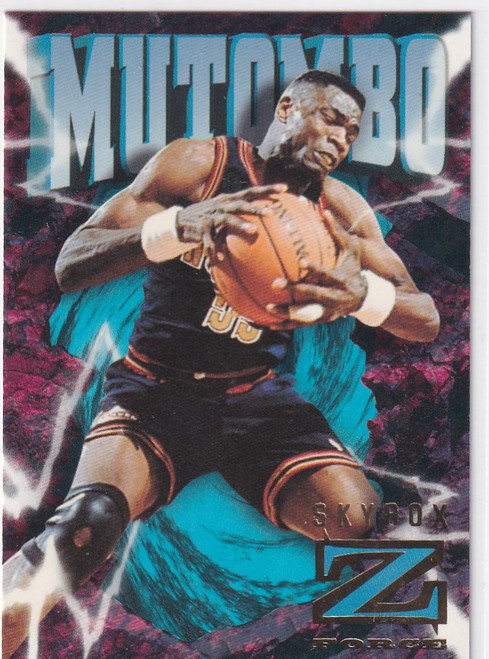 1996 SKYBOX #24 DIKEMBRE MUTOMBO Z FORCE- ATLANTA HAWKS