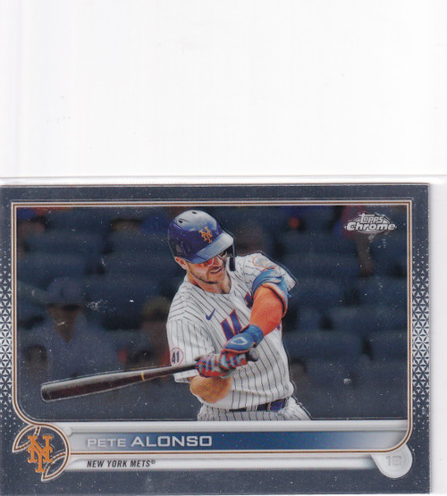 2022 TOPPS CHROME #209 PETE ALONZO- NEW YORK METS