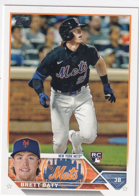 2023 TOPPS SERIES ONE #89 BRETT BATY- NEW YORK METS