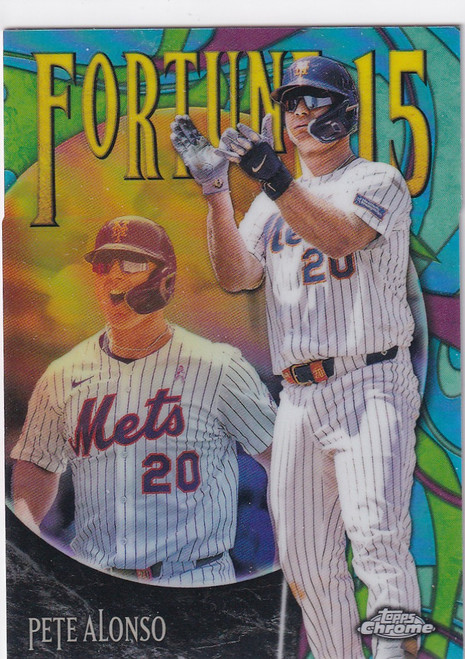 2025 TOPPS CHROME #F15-9 PETE ALONZO- NEW YORK METS