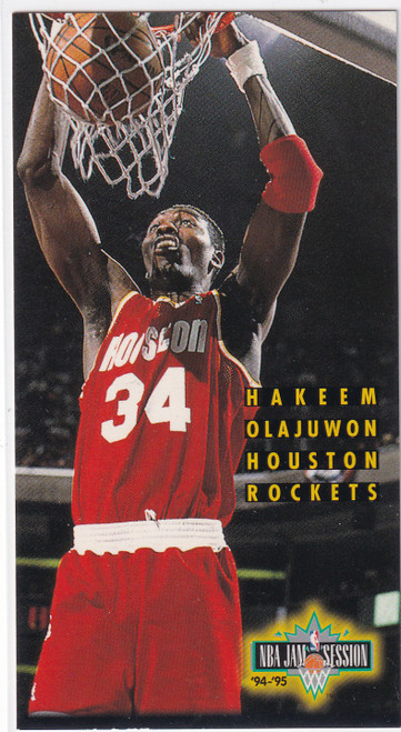 1994 FLEER #73 HAKEEM OLAJUWON JAM SESSION TALL- HOUSTON ROCKETS