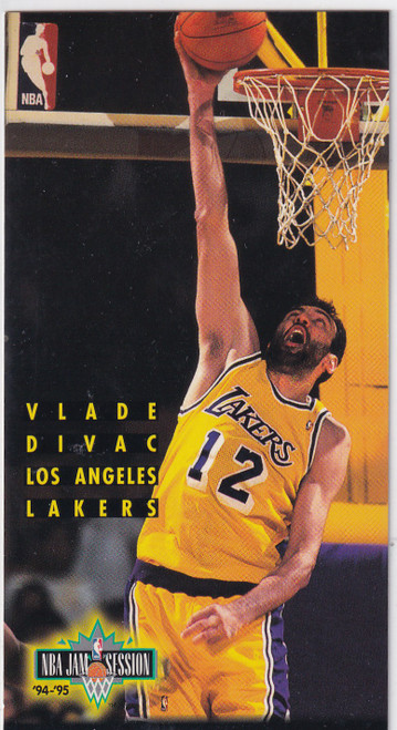 1994 FLEER #92 VLADE DIVAC JAM SESSION TALL- LOS ANGELES LAKERS
