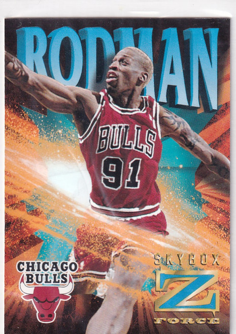 1996 SKYBOX #14 DENNIS RODMAN Z FORCE- CHICAGO BULLS