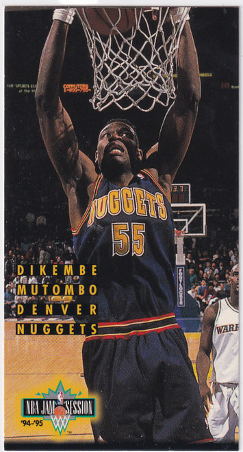1994 FLEER #47 DIKEMBE MUTOMBO JAM SESSION TALL- DENVER NUGGETS