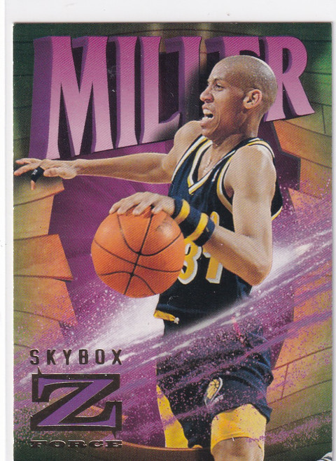 1996 SKYBOX #38 REGGIE MILLER Z FORCE- INDIANA PACERS