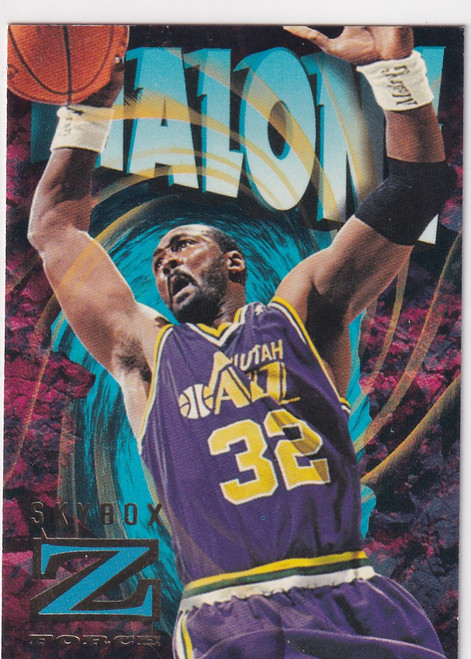 1996 SKYBOX #90 KARL MALONE Z FORCE- UTAH JAZZ