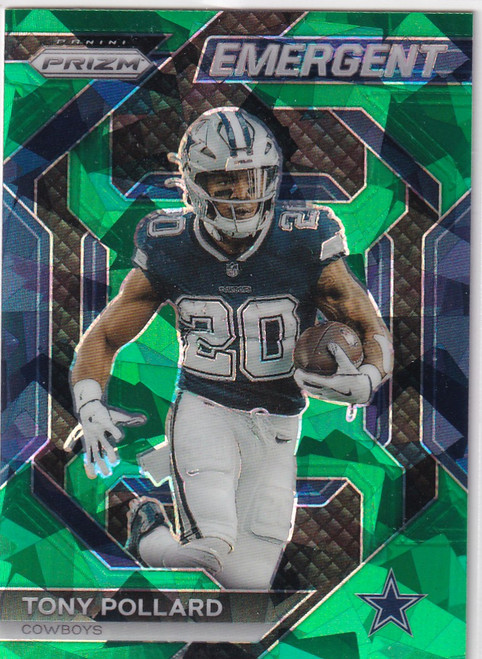 2023 PRIZM #H-15 TONY POLLARD EMERGENT CRACKED ICE- DALLAS COWBOYS