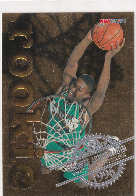 1997 FLEER #1 SHAREEF ABDUR RAHIM GOLD- MEMPHIS GRIZZLIES