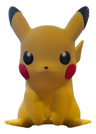 Pikachu Figurine – 3D Printed Pokémon Display – Cute  Desk & Shelf Decor