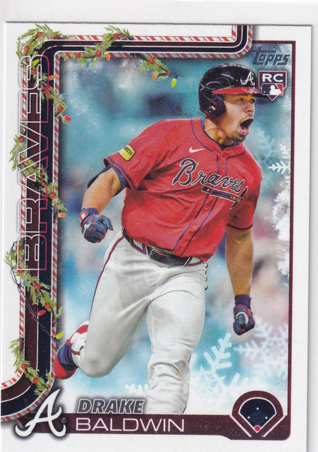 2025 TOPPS HOLIDAY #H60 DRAKE BALDWIN- ATLANTA BRAVES