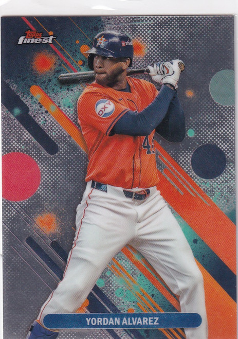2025 TOPPS FINEST #59 YORDAN ALVAREZ- HOUSTON ASTROS