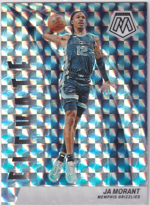 2023-24 MOSAIC #25 JA MORANT ELEVATE SILVER REACTIVE- MEMPHIS GRIZZLIES