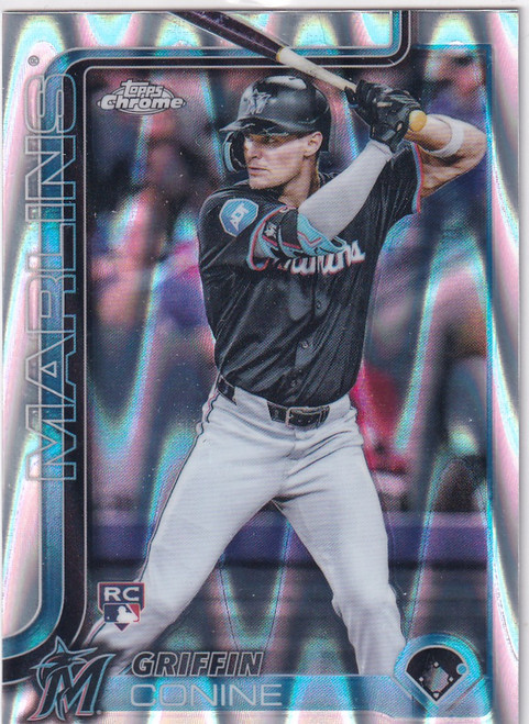 2025 TOPPS CHROME #86 GRIFFIN CONNIE RAY WAVE- MIAMI MARLINS