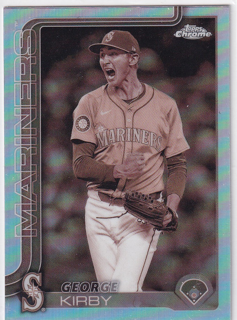 2025 TOPPS CHROME #223 GEORGE KIRBY SEPIA- SEATTLE MARINERS