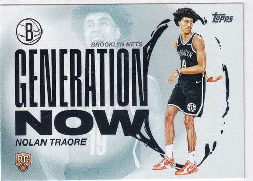 2025 TOPPS #GN-19 NOLAN TRAORE GENERATION NOW- BROOKLYN NETS