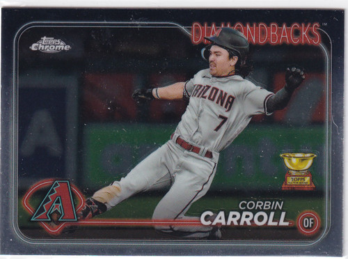 2024 TOPPS CHROME #267 CORBIN CARROLL- ARIZONA DIAMONDBACKS