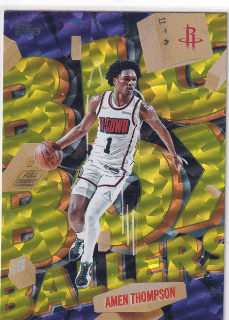 2025 TOPPS #BB-34 AMEN THOMPSON BIG BOX BALLERS- HOUSTON ROCKETS