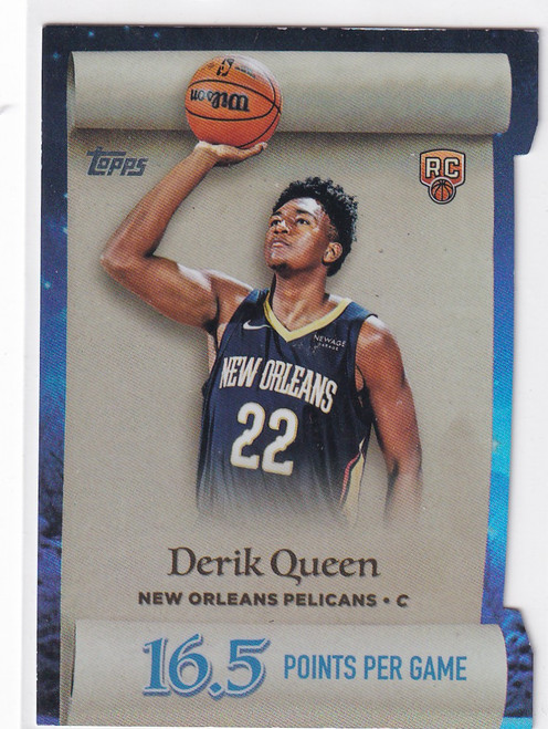 2025 TOPPS HOLIDAY #ML-13 DERIK QUEEN 16.5 POINTS- NEW ORLENAS PELICANS