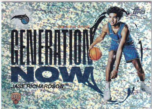 2025 TOPPS #GN-25 JASE RICHARDSON GENERATION NOW FOIL- ORLANDO MAGIC
