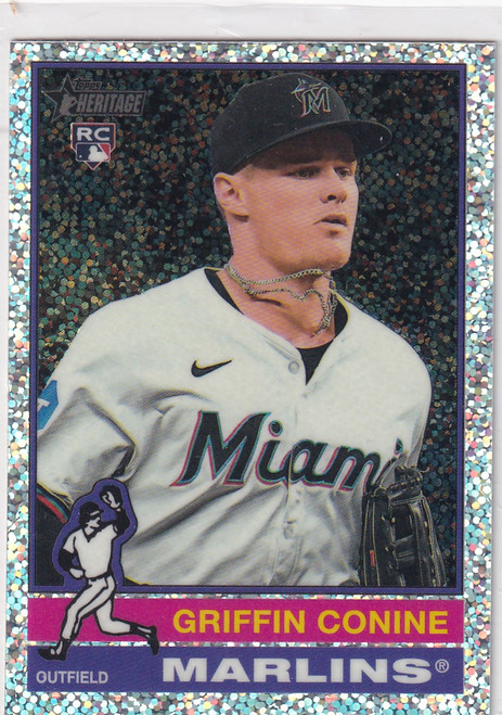 2025 TOPPS HERITAGE #111 GRIFFIN CONNIE WHITE SPARKLE- MIAMI MARLINS