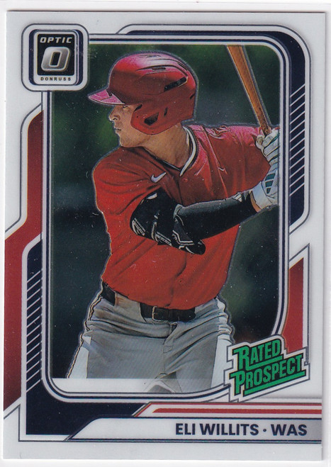 2026 DONRUSS #156 ELI WILLITS RATED PROSPECT- WASHINGTON NATIONALS